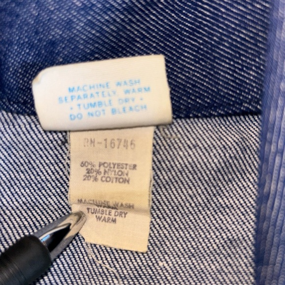 Tough skins Growing Girl Girls (Vintage) Jean Shirt /Jacket Size 7-EUC - Picture 6 of 9